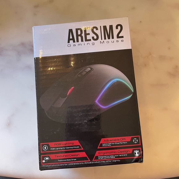 NIB iBuyPower Ares M2 Gaming Keyboard and mouse - Picture 2 of 3